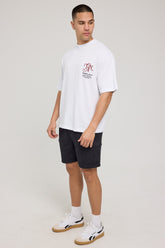 Relaxed Cargo Short Black